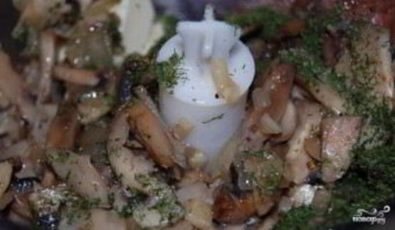 паштет из куриной печени с грибами