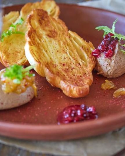 Рецепт паштета из куриной печени с круассаном