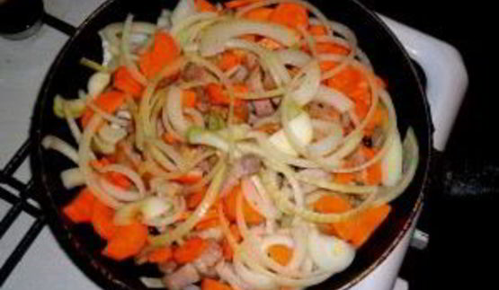 паштет из куриной печени с овощами