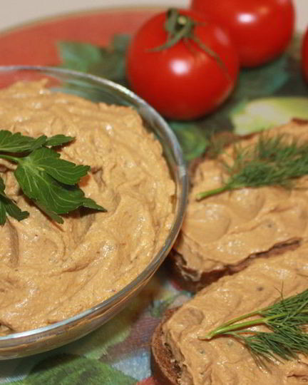 Рецепт паштета из куриной печени