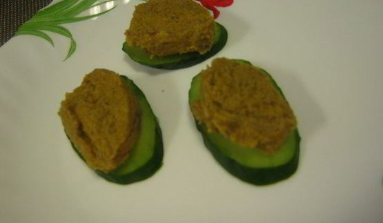 паштет из нута и овощей