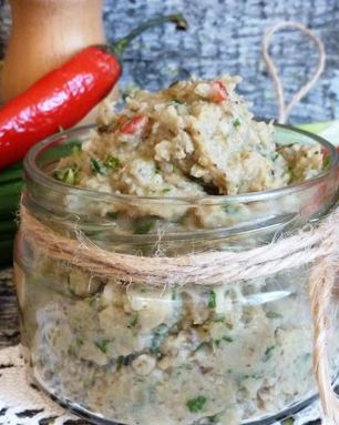 Паштет из нута с вешенками и грецкими орехами