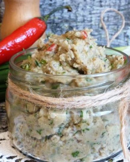 Рецепт паштета из нута с вешенками и грецкими орехами