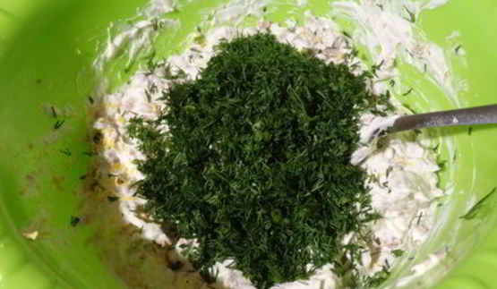 паштет из творожного сыра и печени трески