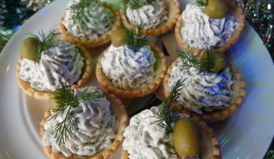 паштет из творожного сыра и печени трески