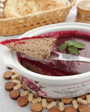 Паштет из утиной печени с клюквенным желе