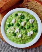 Паштет из зеленого горошка