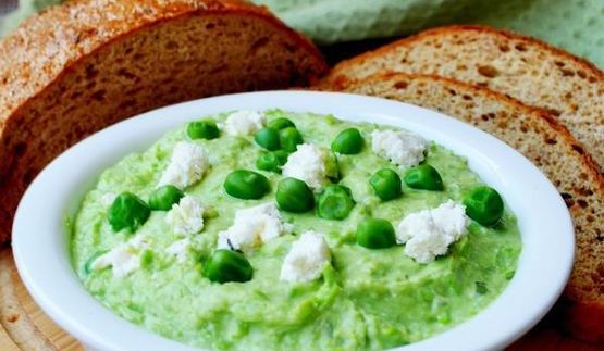 паштет из зеленого горошка
