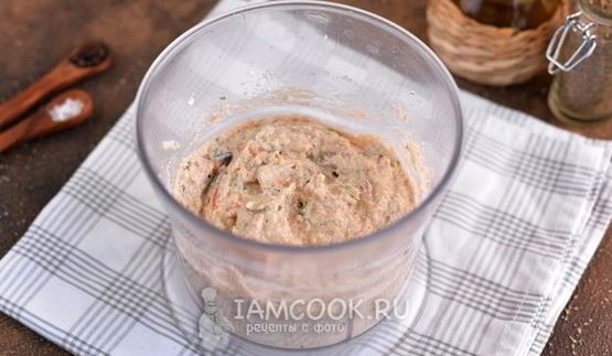 паштет из жареных баклажанов с творогом