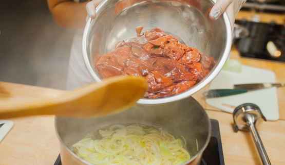 паштет куриный на гренках