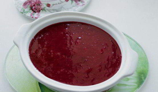 паштет куриный со сливово-клюквенным желе