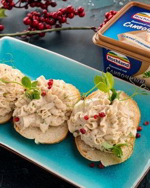 Паштет с плавленым сыром