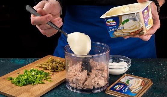 паштет с плавленым сыром