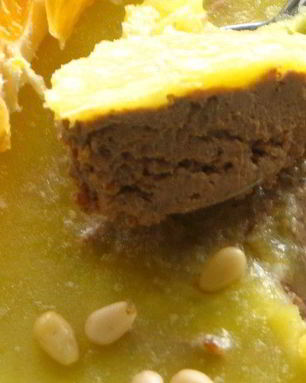 Печеночный паштет с тыквой и апельсиновым соком