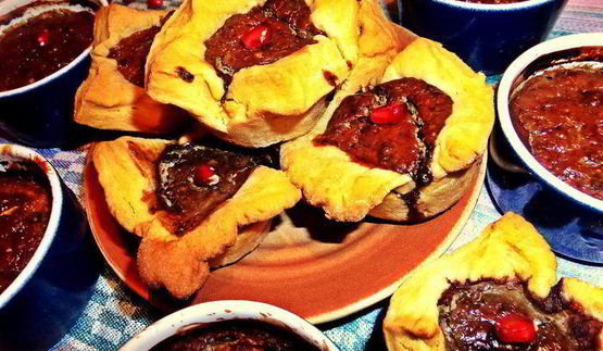 печеночный паштет в песочном тесте