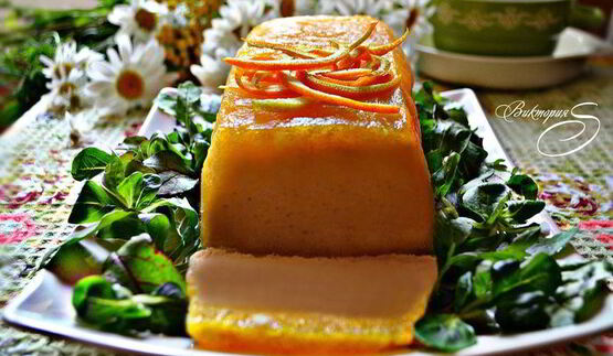 рыбный паштет в апельсиновом желе