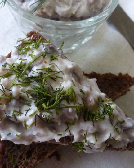 Рецепт селедочного паштета с творожным сыром