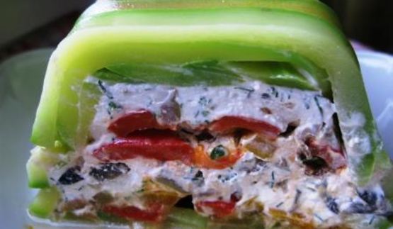 творожный паштет с жареными перцами