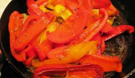 творожный паштет с жареными перцами