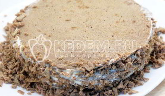 блинный торт с печенью