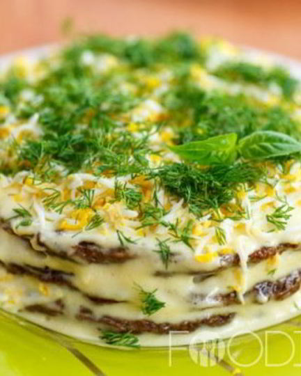 Рецепт печеночного торта в мультиварке