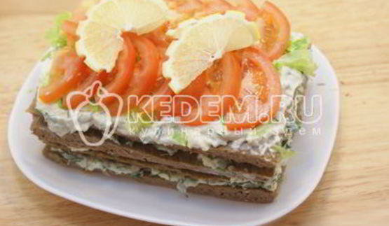 тортик печеночный