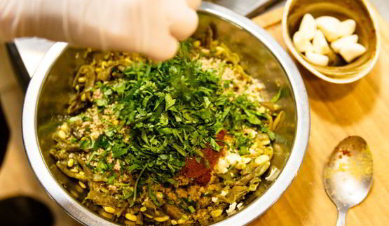 пхали из зеленой фасоли