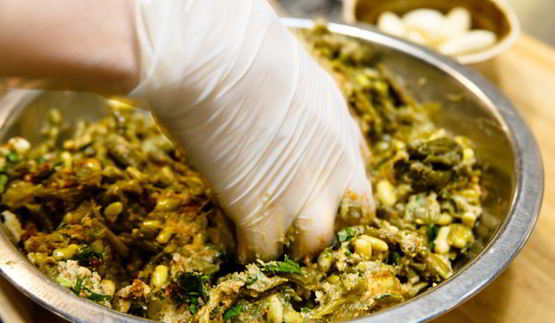 пхали из зеленой фасоли