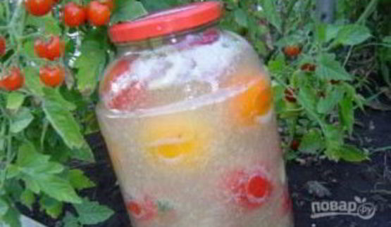 помидоры с горчицей холодным способом