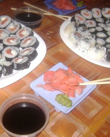 Рецепт ассорти из роллов