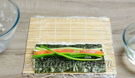 домашние роллы филадельфия