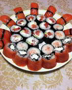 Нигири суши и роллы