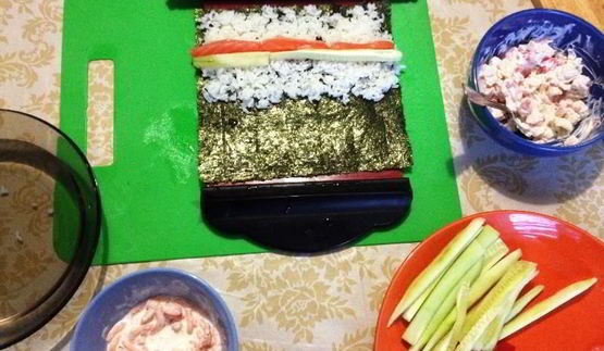 нигири суши и роллы