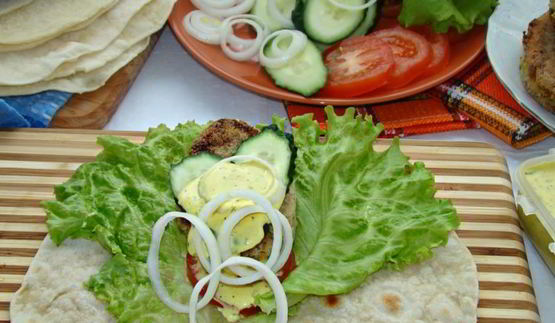 постные домашние роллы