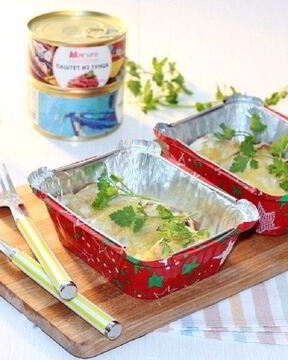 Ролл пшеничный с паштетом из тунца