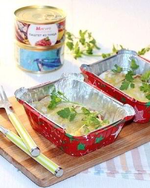 Ролл пшеничный с паштетом из тунца