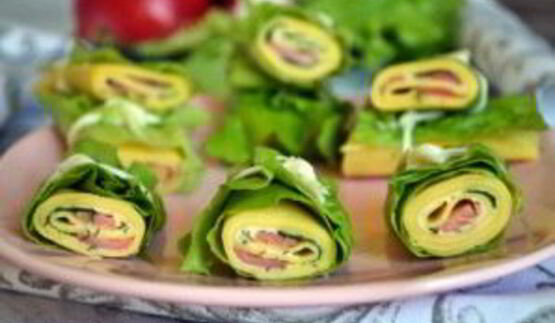 роллы из блинов