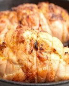 Роллы из курицы с плавленым сыром и брокколи