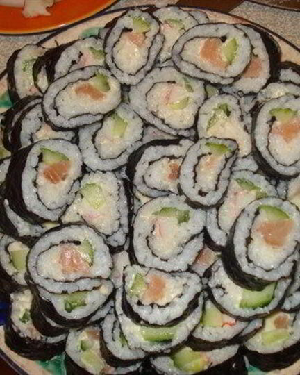 Рецепт роллов с красной рыбой