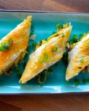 Роллы с курицей карри