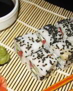 Роллы с огурцом и сыром