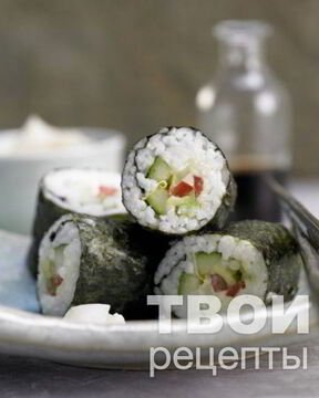 Роллы с огурцом