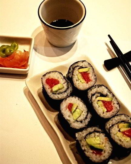 Рецепт роллов с рыбой и авокадо