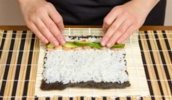 роллы с рыбой