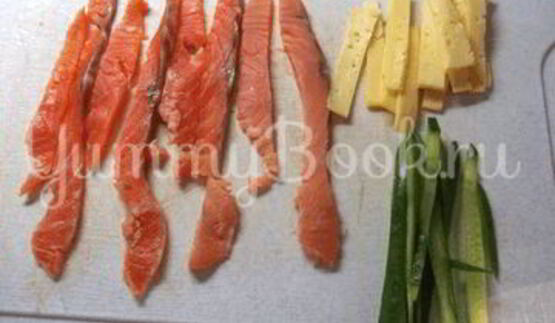 роллы с семгой