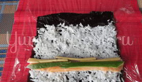 роллы с семгой