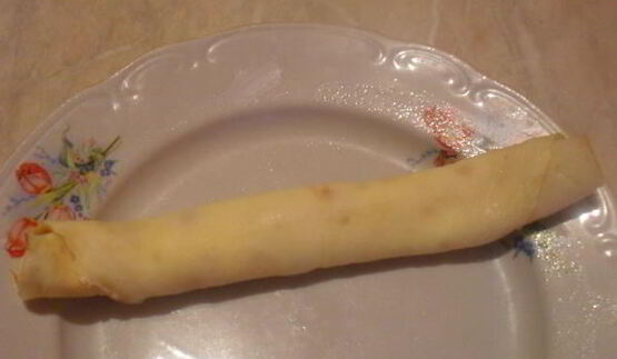 роллы с творожным кремом