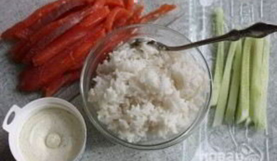 роллы с творожным сыром