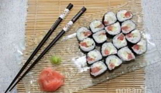 роллы с творожным сыром