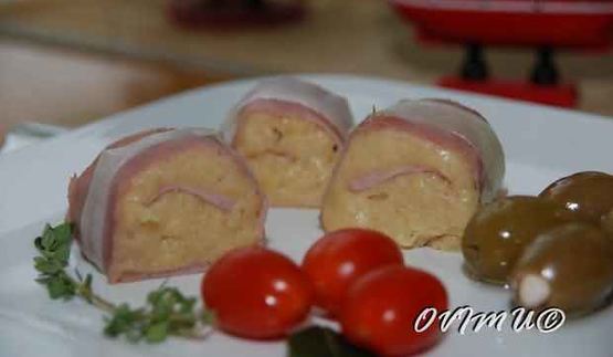 ветчино-картофельные роллы